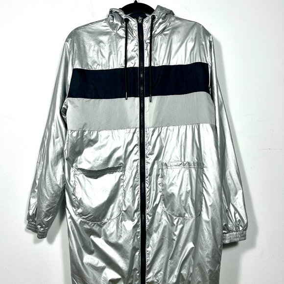 FILA Hooded Metallic Jacket Sz Small - Picture 3 of 8